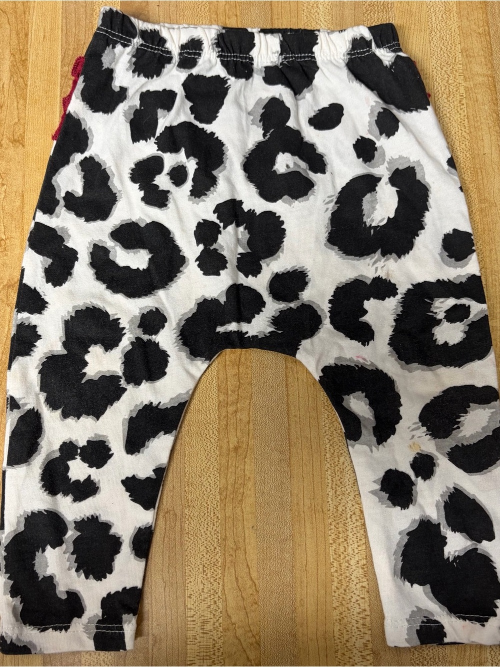 Jessica Simpson Black and White Leopard Kids Leggings